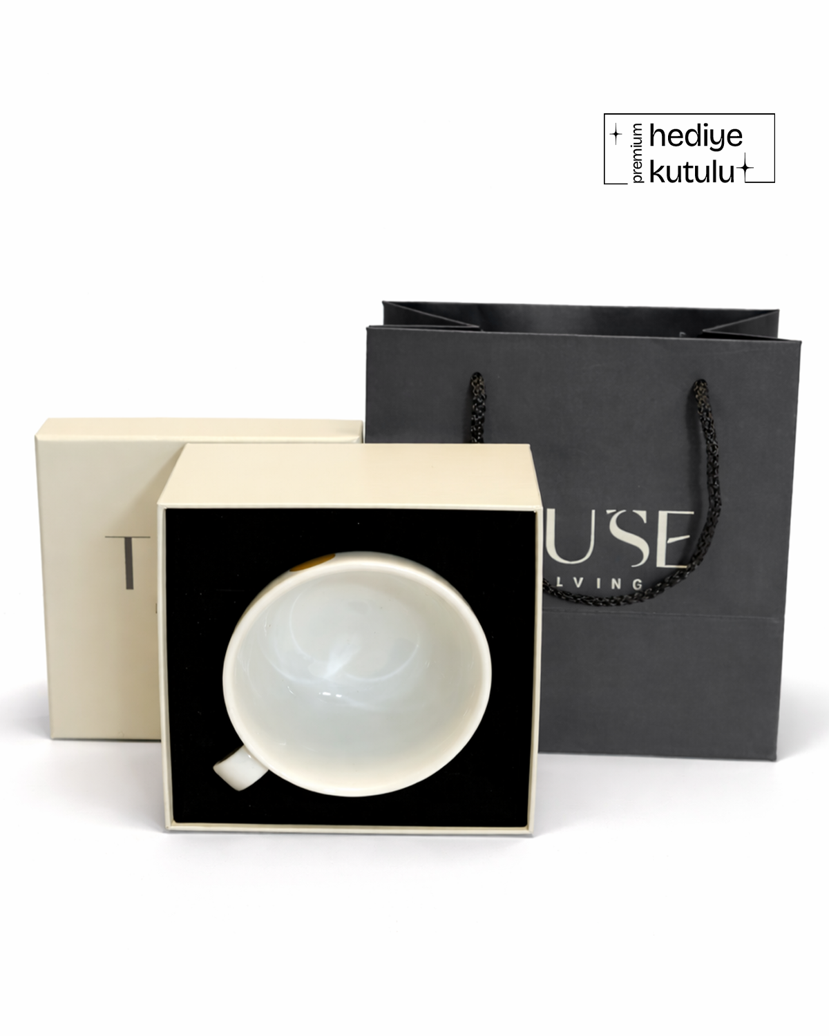 Wild Walk Gerçek Altın Yaldızlı Kaplanlı Porselen Kupa