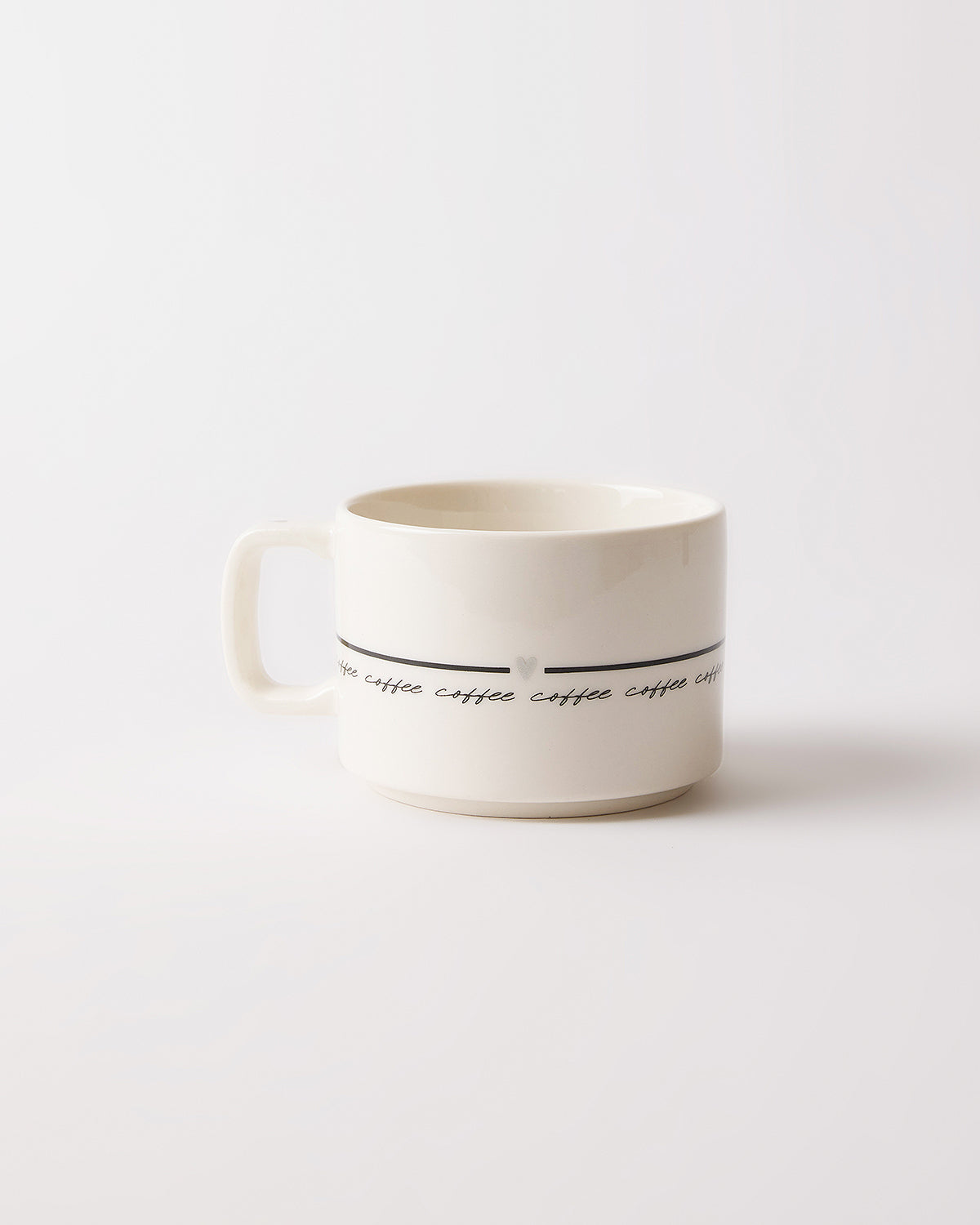 Coffee First Yazılı Porselen Kupa 220 ml