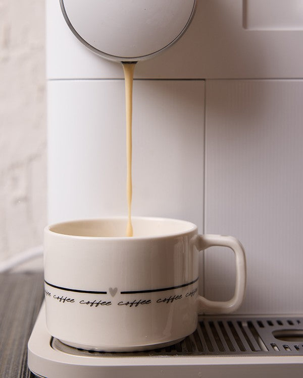 Coffee First Yazılı Porselen Kupa 220 ml