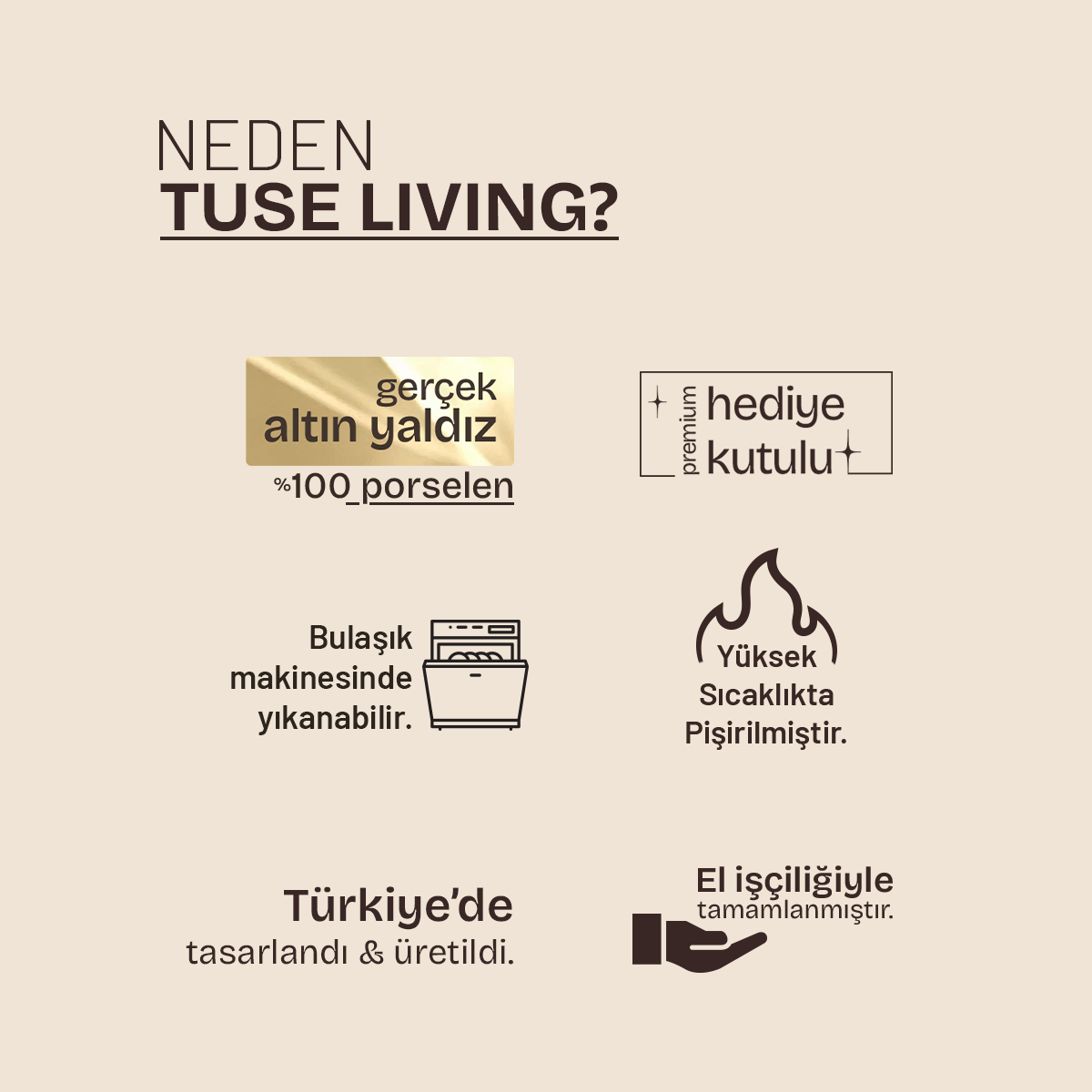 Relief Asortik Desenli 2 Parça 2 Kişilik Porselen Çay Kahve Fincan Takımı 220 Ml - Kahverengi